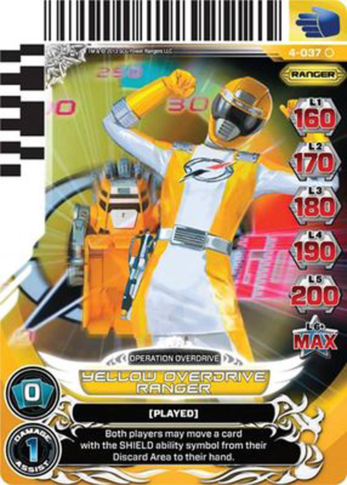 Yellow Overdrive Ranger 037